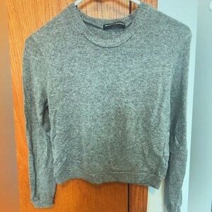 Gray Crew Neck Sweater